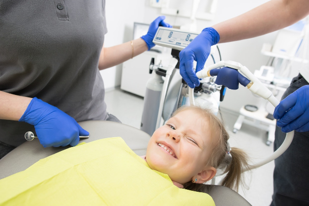 Child at Orthodontist